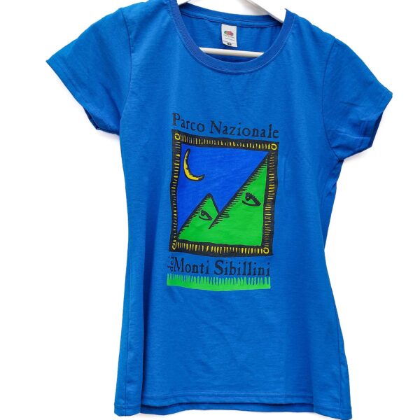 tshirt azzurra bambino parco nazionale monti sibillini